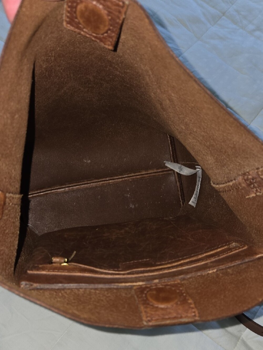 Madewell Brown Leather Bucket Shoulder Bag - Picture 5 of 8